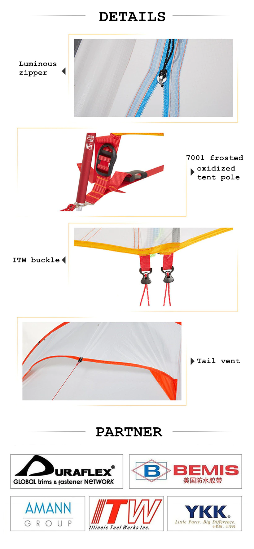 Cheap Goat Tents ASTA GEAR Outdoor 3 Person Tunnel Tent  Rainproof Large Space Family Camping Equipment   